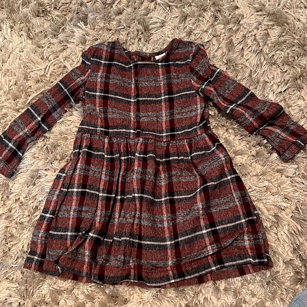 2T Plaid Carter Dress